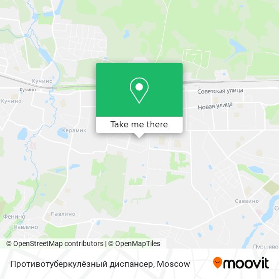 Противотуберкулёзный диспансер map