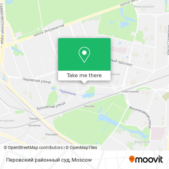 Перовский районный суд map