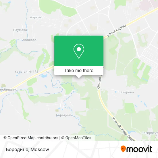 Бородино map