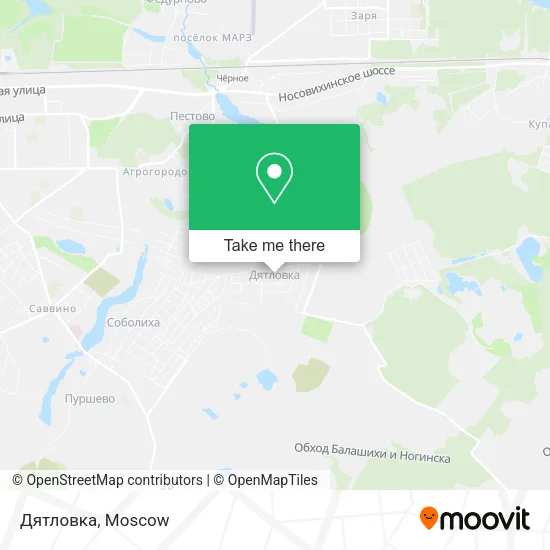 Дятловка map