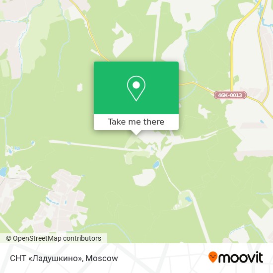 СНТ «Ладушкино» map