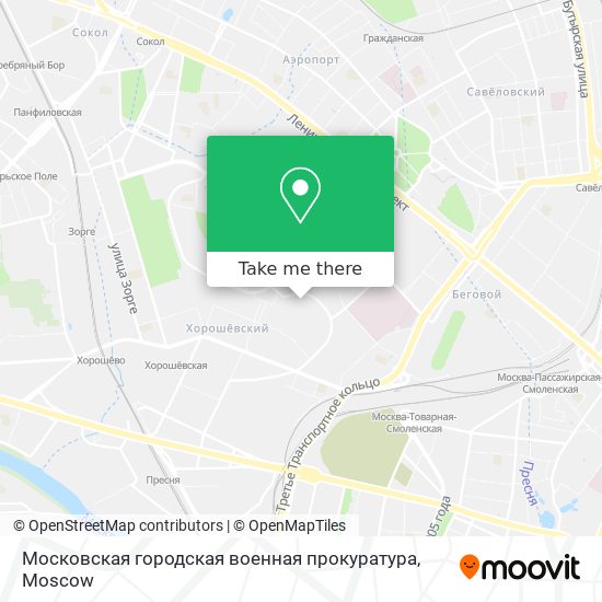 Московская городская военная прокуратура map