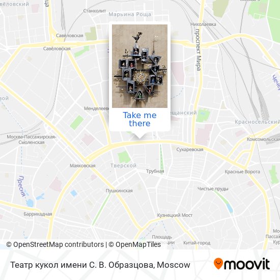 Театр кукол имени С. В. Образцова map