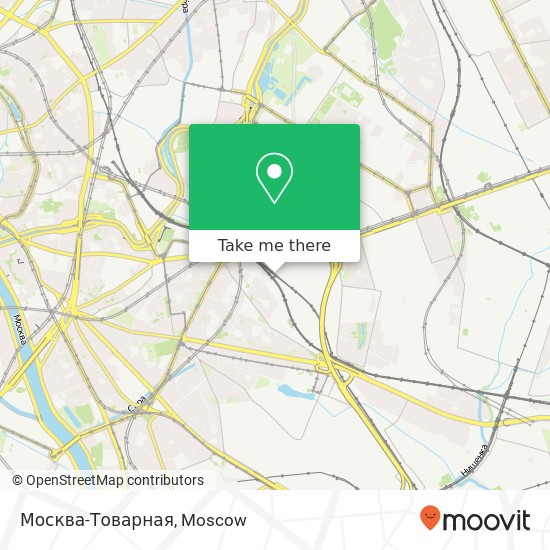 Москва-Товарная map