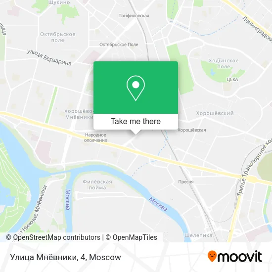 Улица Мнёвники, 4 map
