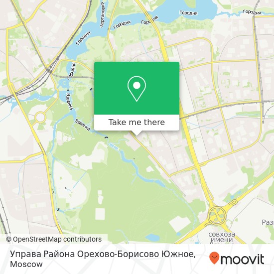 Управа Района Орехово-Борисово Южное map
