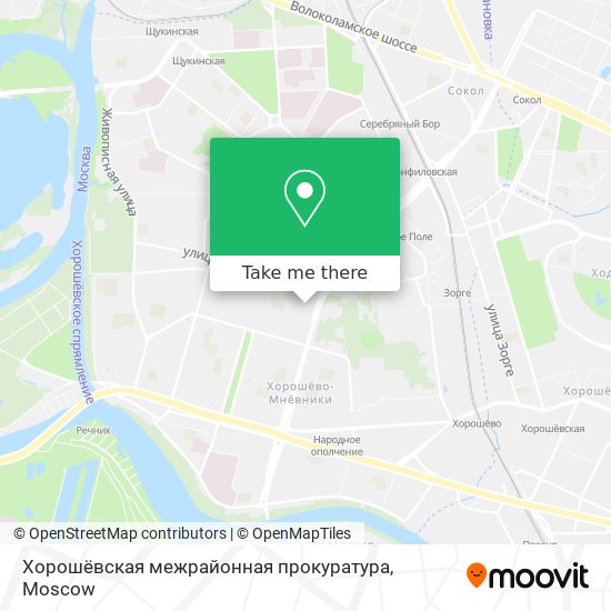 Хорошёвская межрайонная прокуратура map