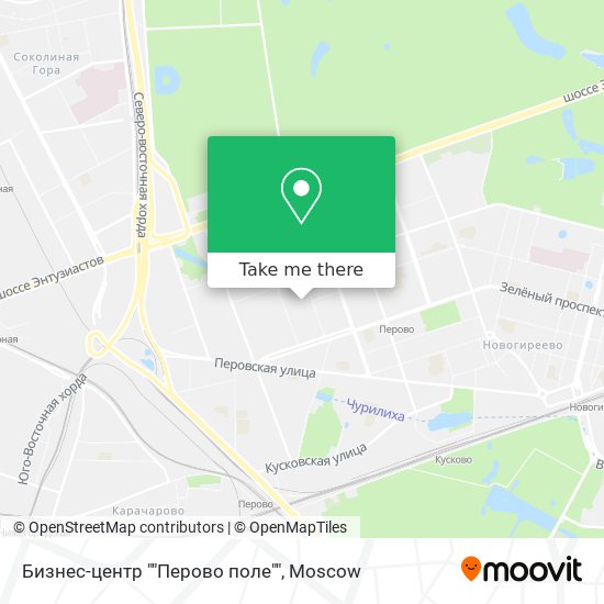 Бизнес-центр ""Перово поле"" map