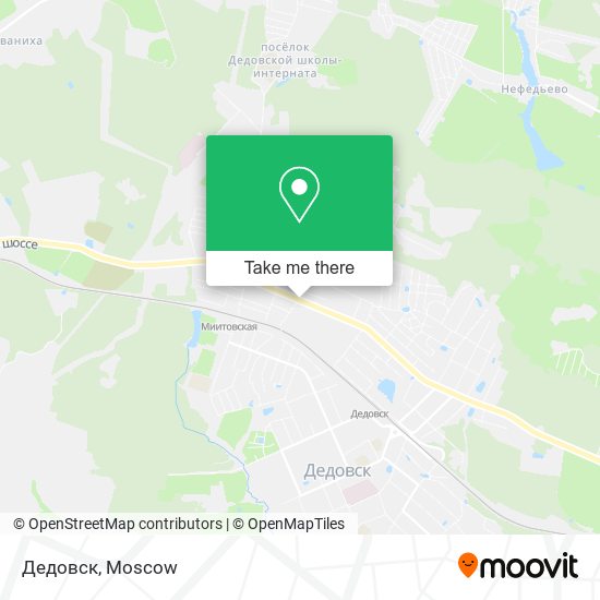 Дедовск map