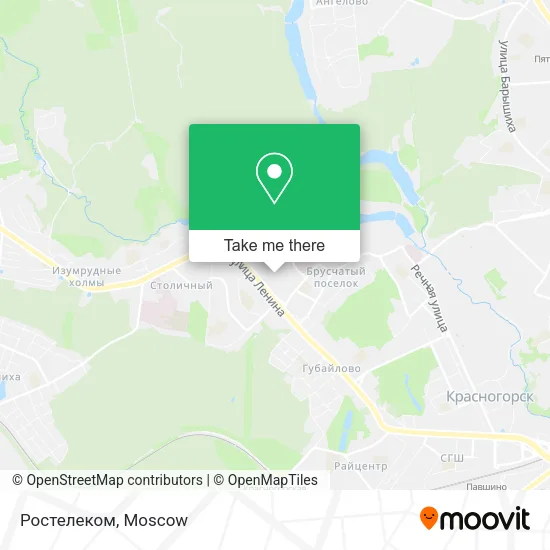 Ростелеком map