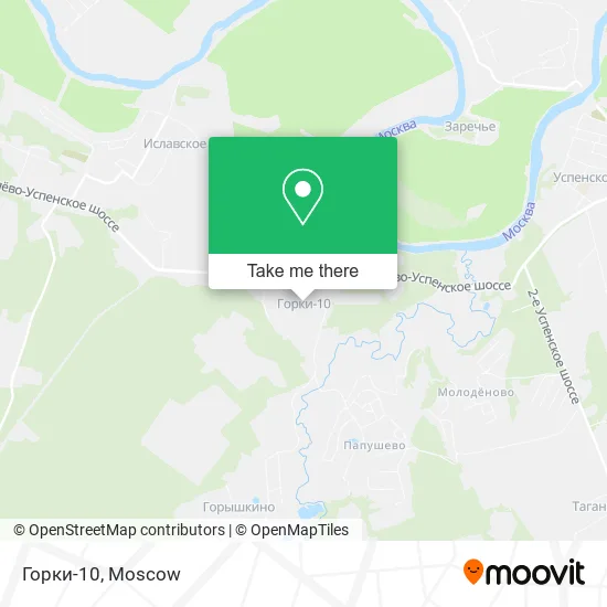 Горки-10 map