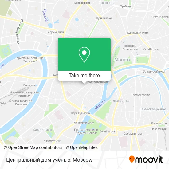 Центральный дом учёных map