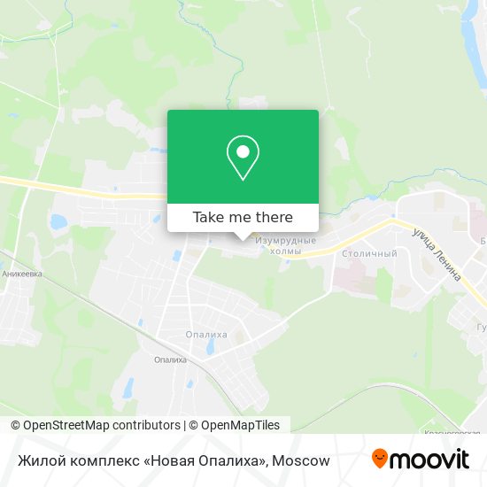 Жилой комплекс «Новая Опалиха» map