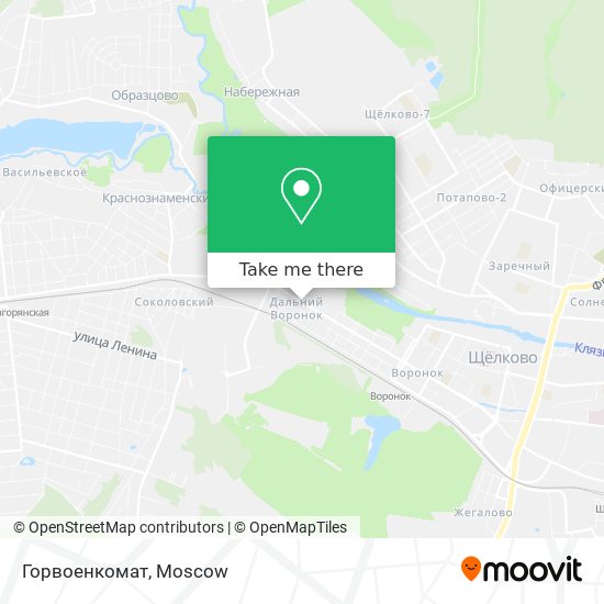 Горвоенкомат map