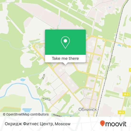 Окридж Фитнес Центр map