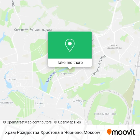 Храм Рождества Христова в Чернево map