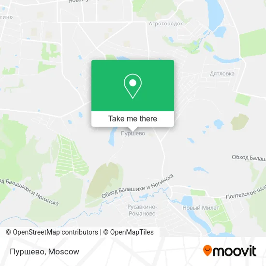 Пуршево map