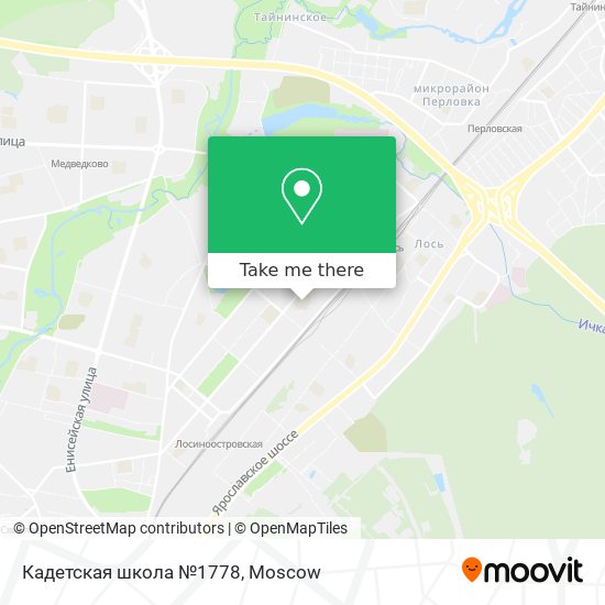 Кадетская школа №1778 map
