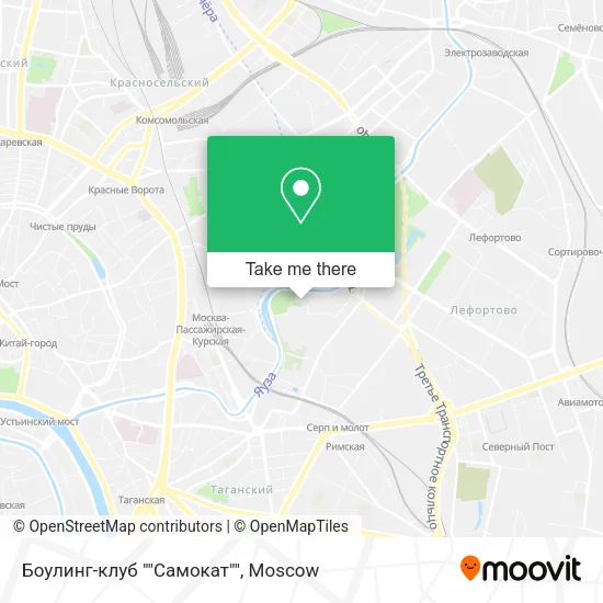 Боулинг-клуб ""Самокат"" map