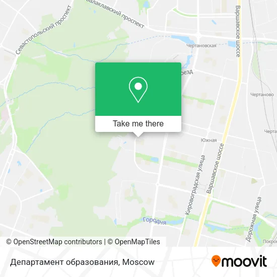 Департамент образования map