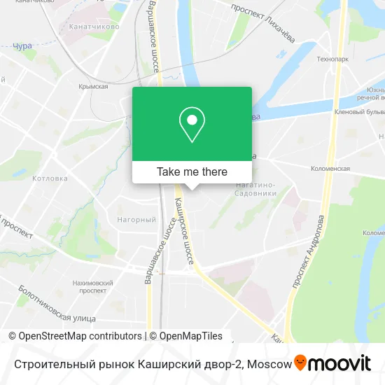 Строительный рынок Каширский двор-2 map