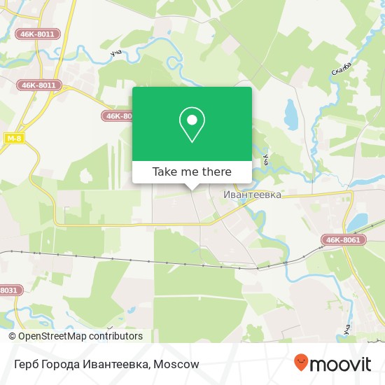 Герб Города Ивантеевка map