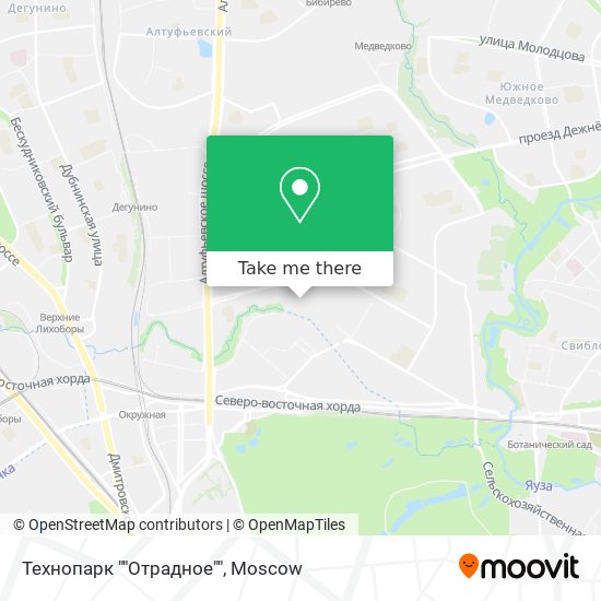 Технопарк ""Отрадное"" map