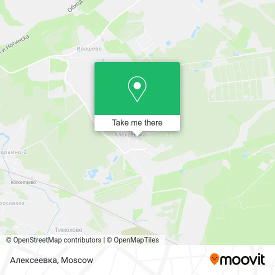 Алексеевка map