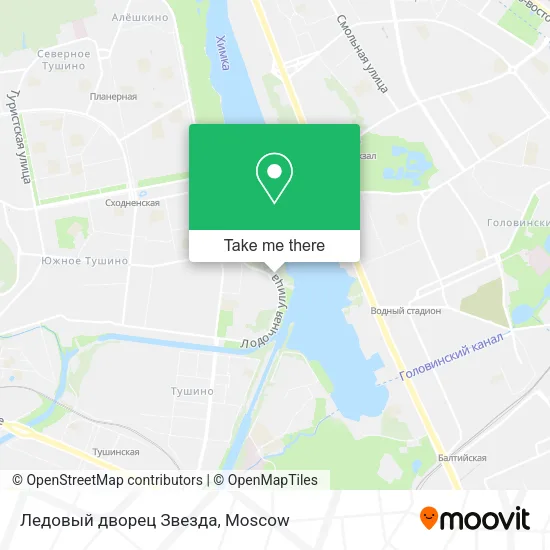 Ледовый дворец Звезда map