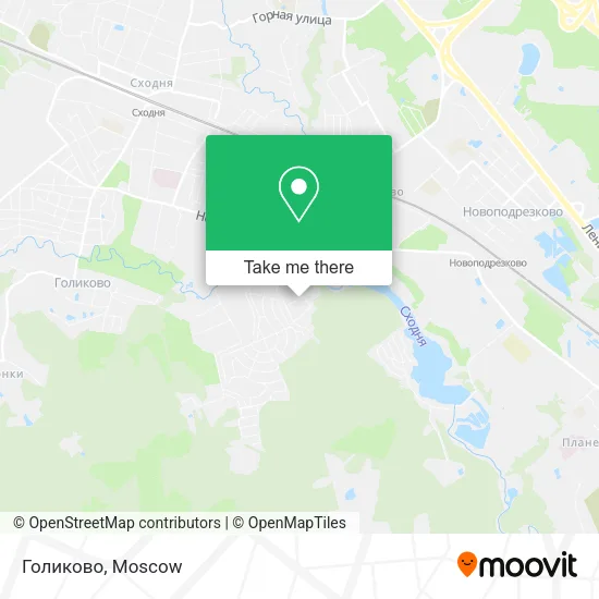 Голиково map
