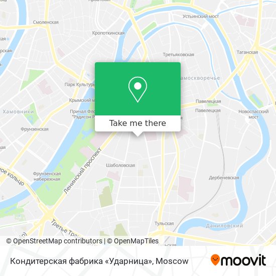 Кондитерская фабрика «Ударница» map