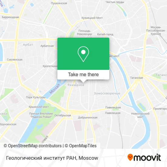 Геологический институт РАН map