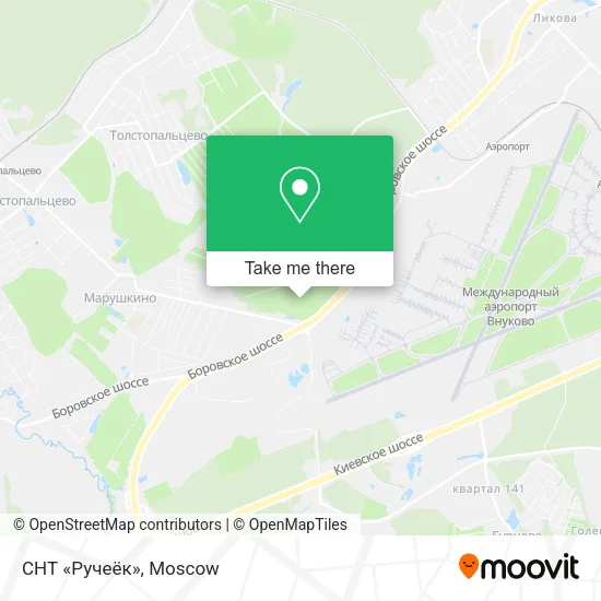 СНТ «Ручеёк» map