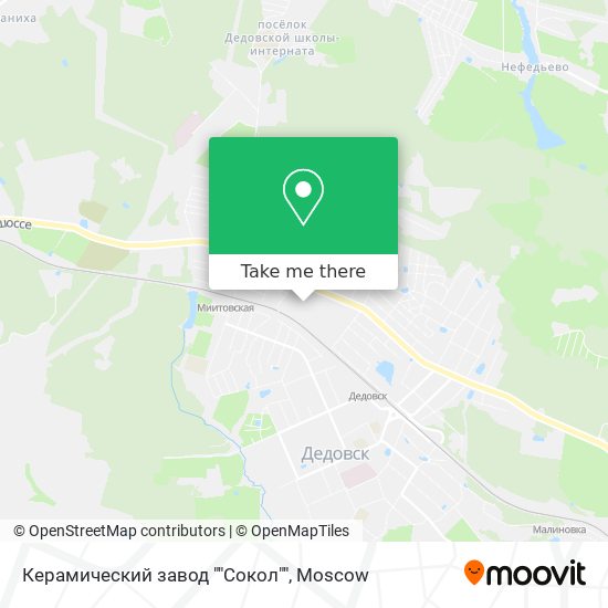 Керамический завод ""Сокол"" map