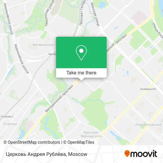 Церковь Андрея Рублёва map