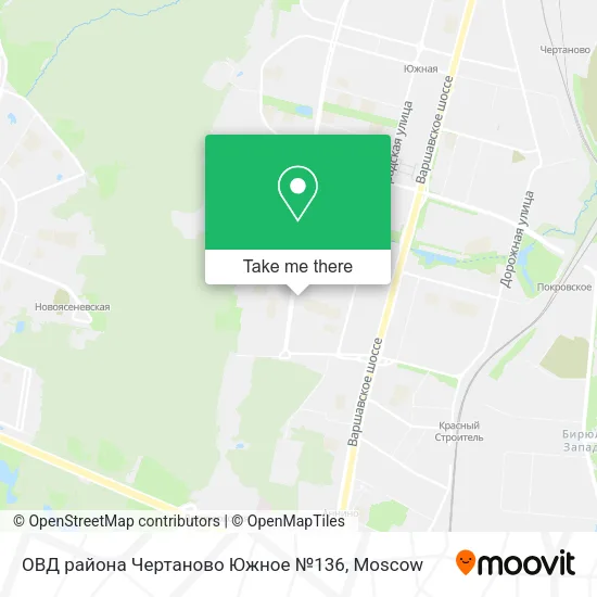 ОВД района Чертаново Южное №136 map