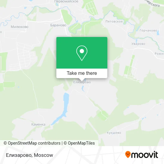 Елизарово map