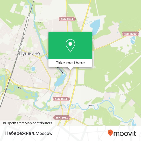 Набережная map