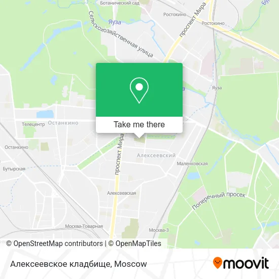 Алексеевское кладбище map