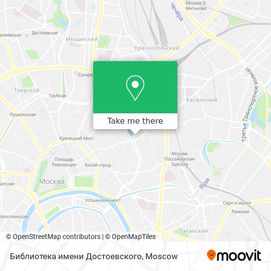 Библиотека имени Достоевского map