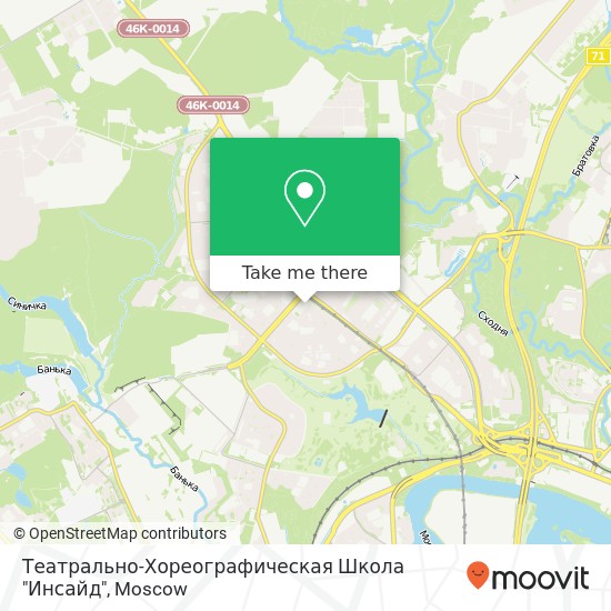 Театрально-Хореографическая Школа "Инсайд" map