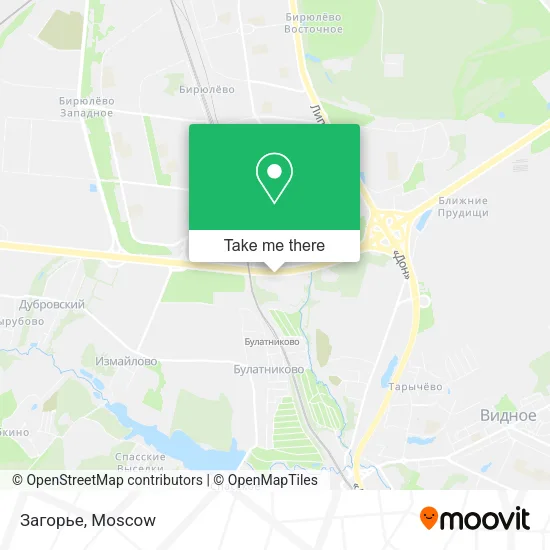 Загорье map