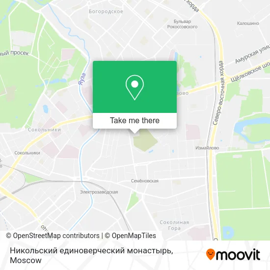 Никольский единоверческий монастырь map