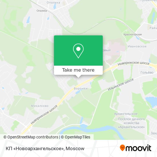 КП «Новоархангельское» map