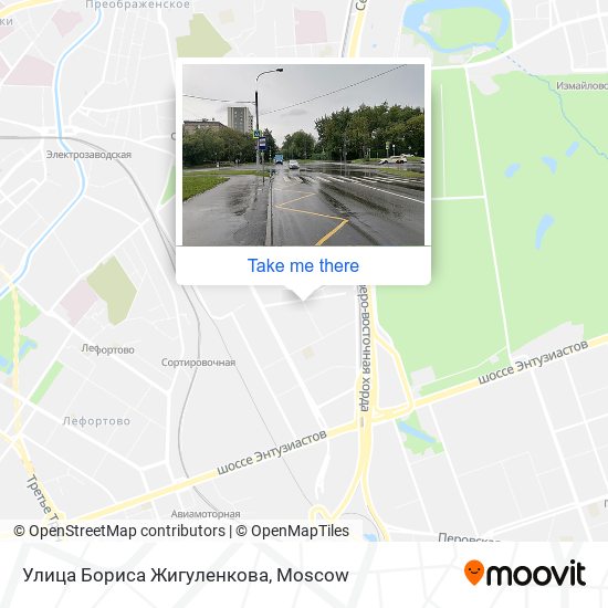 Улица Бориса Жигуленкова map