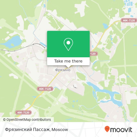 Фрязинский Пассаж map