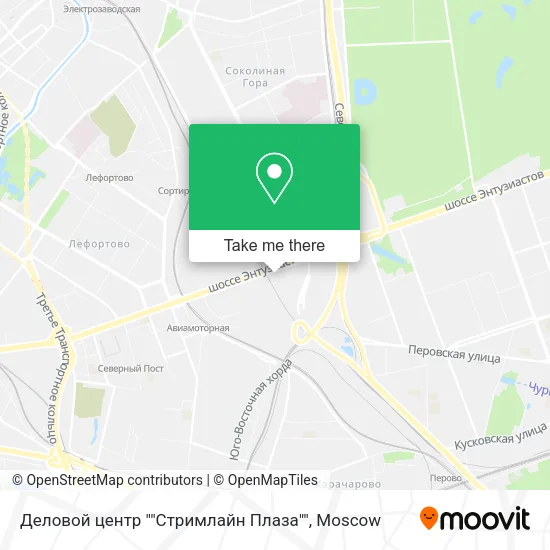 Деловой центр ""Стримлайн Плаза"" map