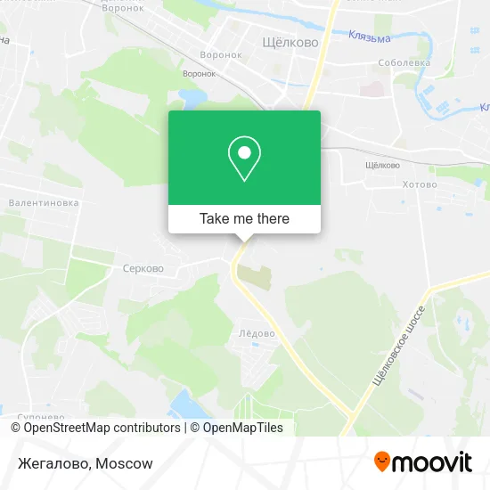 Жегалово map