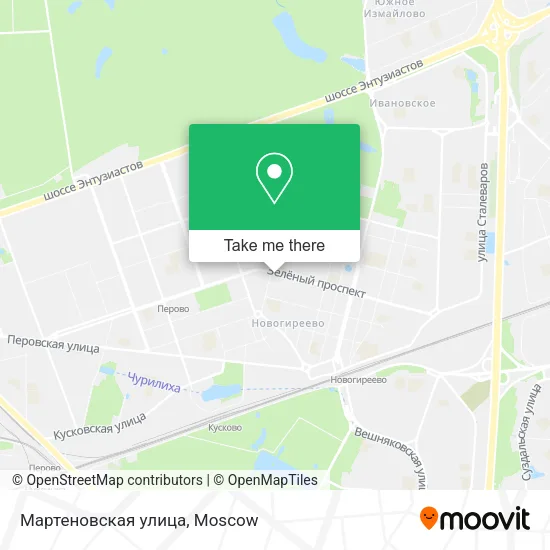 Мартеновская улица map