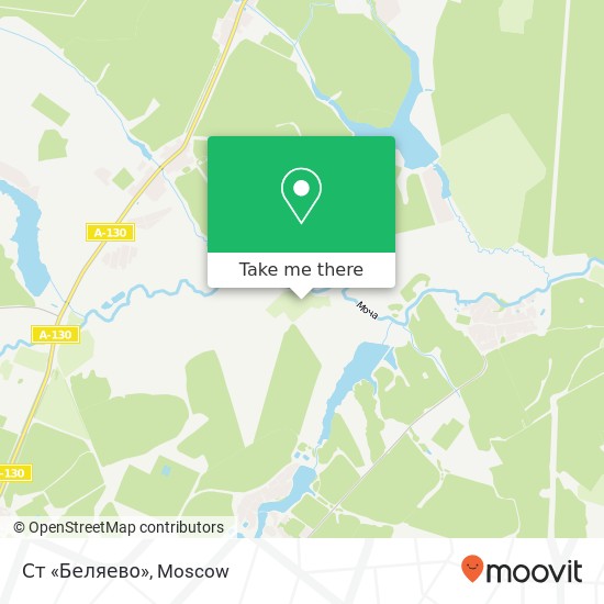 Ст «Беляево» map